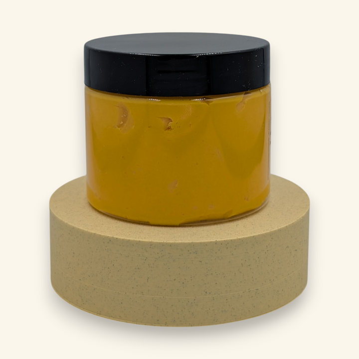 Plastilină handmade galben muștar, cutie 200 g — joacă bună