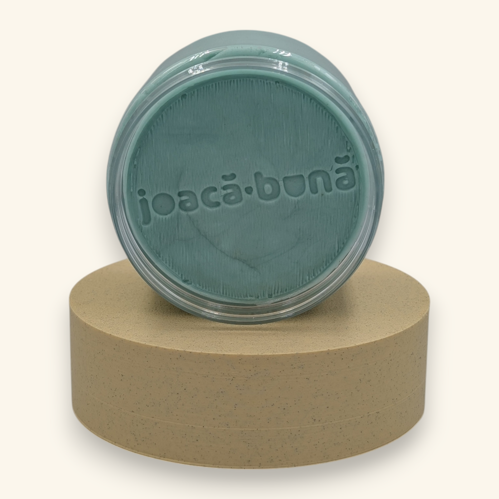 Plastilină handmade turcoaz spumă, cutie 200 g cu logo joacă bună
