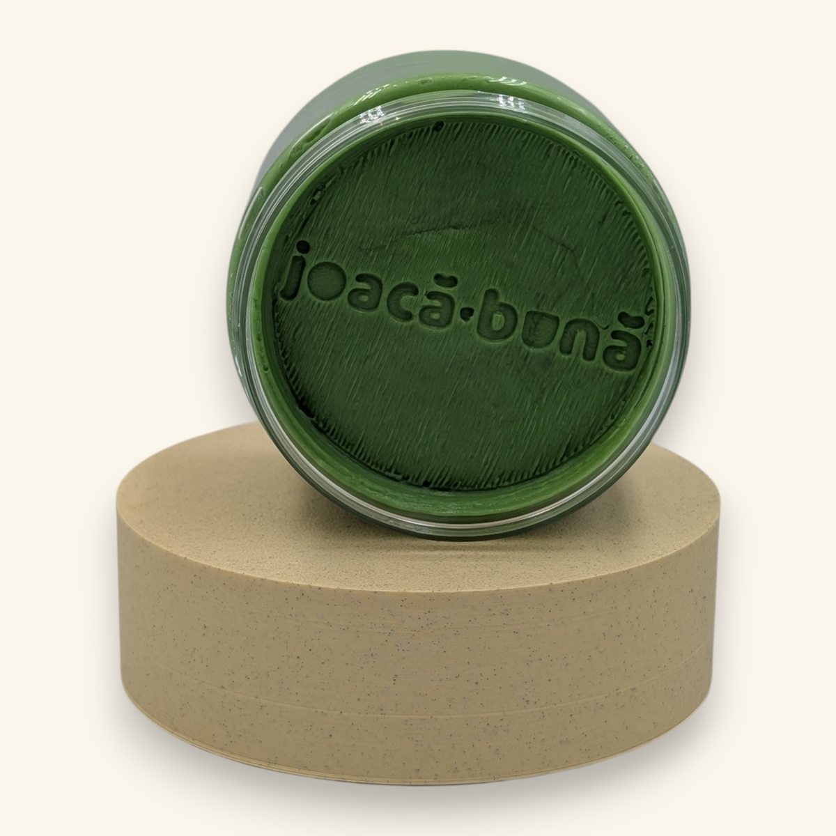 Plastilină handmade verde pădure, cutie 200 g cu logo joacă bună